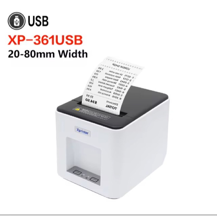 Xprinter XP-361U, USB