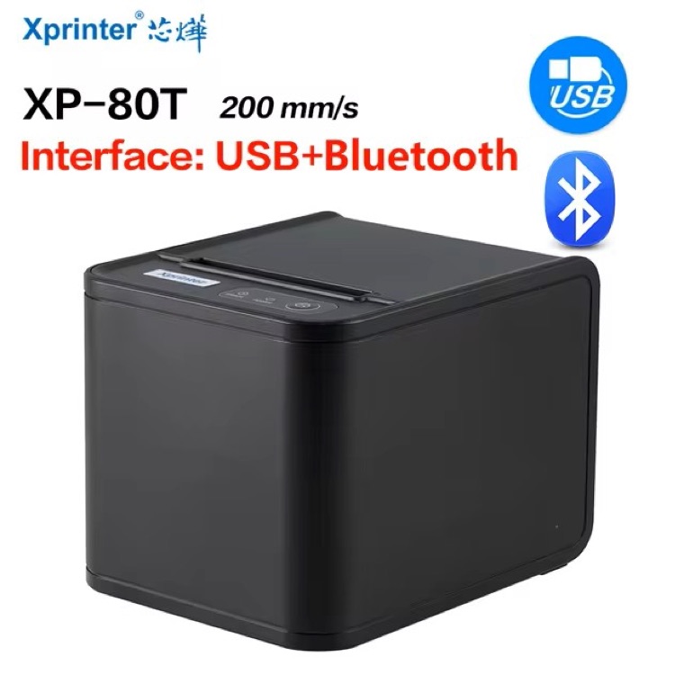 Xprinter XP-80T, USB+Bluetooth или USB+Wi-Fi на выбор